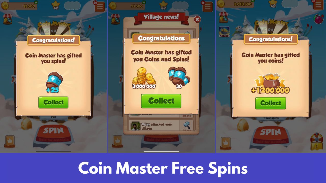 🔥UNLIMITED🎁 COIN MASTER FREE SPINS &COINS DAILY LINKS 💯